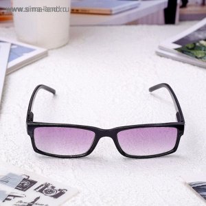 СИМА-ЛЕНД Готовые очки Восток 6617 тонированные, цвет чёрный, отгибающаяся дужка, +3,5