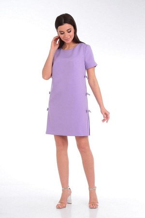 Платье Цвет: фиолетовый
Сезон: Демисезон
Коллекция: Весна
Стиль: На каждый день
Материал: текстиль
Комплектация: Платье
Состав: 72% вискоза, 25% полиэстер, 3% спандекс

Платье прямого силуэта с легк