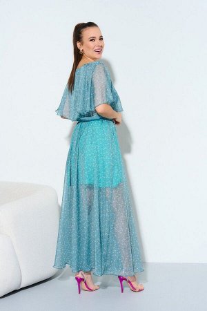 Платье / Anastasia 885 лазурный