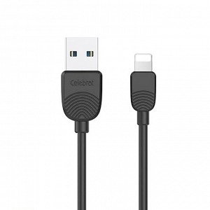 USB кабель Celebrat Secure Fast Data Cable For Lightning 2.4A