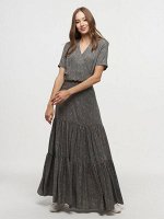 Платье женское 211-3662   Ш67 тёмно-оливковый тюльпан