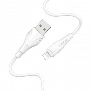 USB кабель Borofone Optimal For Lightning 2.4A, 3 м