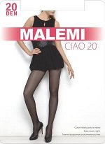 MALEMI Ciao колготки класс. с шортиками 20 den nero
