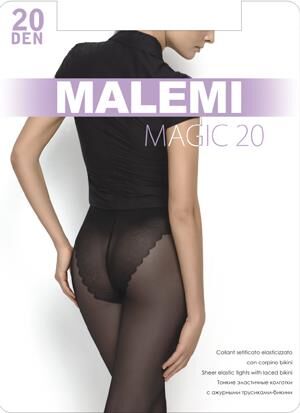 Malemi Magic колготки c ажур. трусиками 20 den daino р.2 (S) 1 шт / 10шт / 053354