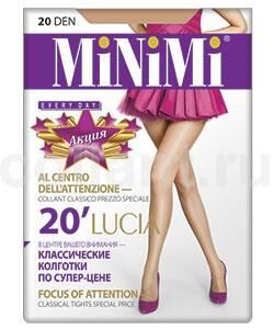 MiNiMi LUCIA колготки класс. с шортиками 20 den caramello р.2 (S) 1шт / 10шт / 8000000489753 / 85384