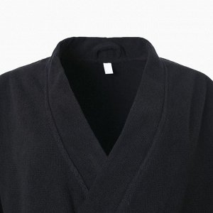 Халат махровый Экономь и Я женский, р, цвет черный, 100% хл с AIRO, 320 г/м2