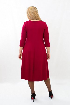 Платье Каприз бордовый