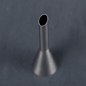 Насадка кондитерская для начинки «Эклер», d=1,7 см, выход 0,7 см, нержавеющая сталь