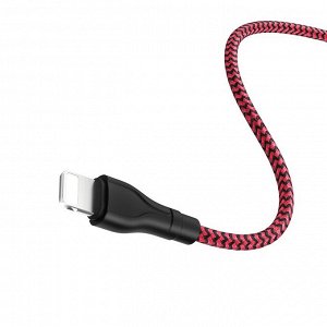 USB кабель Borofone Beneficial For Lightning 2.4A