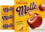Пирожное с ореховым вкусом Orion Choco Pie Molle Almond Hazelnut/ Орион Чоко Пай Молли 276 гр
