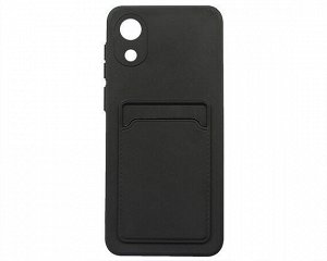 Чехол Samsung A03 Core TPU CardHolder (черный)