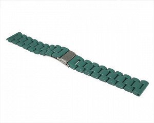 Ремешок Samsung/Huawei/Amazfit GTR 22mm 3-bead пластик пастельный-зеленый