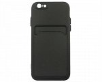 Чехол iPhone 6/6S TPU CardHolder (черный)