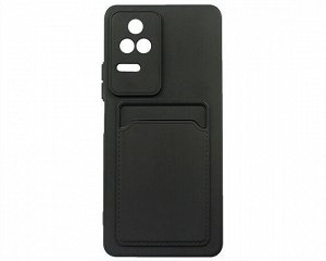 Чехол Poco F4 5G TPU CardHolder (черный)