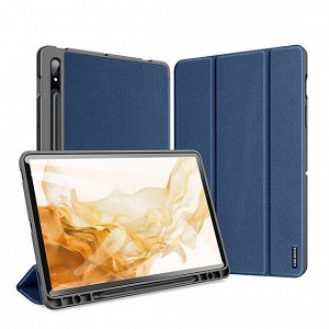 Чехол книжка Samsung Tab S8(X700/X706)/S7(T870/T875/T876B) Dux Ducis DOMO, синий