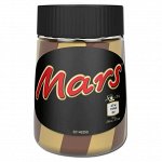 Шоколадная паста с молочным и карамельным шоколадом Mars Duo / Марс двойной шоколад 350 гр