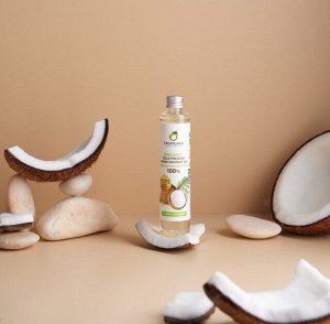 Tropicana Масло косметическое кокосовое натуральное &quot;Organic Cold Pressed Virgin Coconut Oil&quot; 100мл