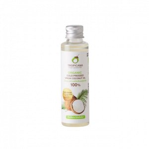 Масло косметическое кокосовое натуральное "Organic Cold Pressed Virgin Coconut Oil", 50мл
