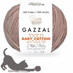 Пряжа Gazzal Беби Коттон XL