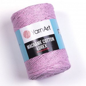 Пряжа YarnArt Macrame Cotton Lurex №732 Розовый