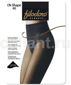 Filodoro Ok shape колготки с моделир. трусиками 40 den playa р.2 (S) 1шт / 6шт / 868659