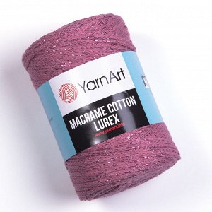 Пряжа YarnArt Macrame Cotton Lurex №743 Сухая роза