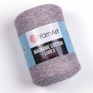 Пряжа YarnArt Macrame Cotton Lurex №727 Св. серый