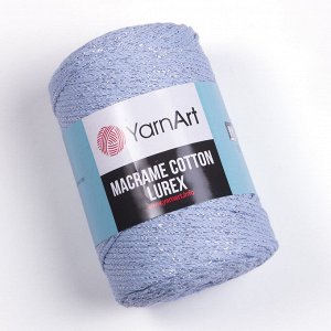 Пряжа YarnArt Macrame Cotton Lurex №729 Серо-голубой