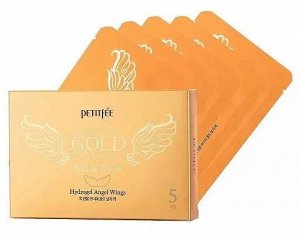 Гидрогелевые патчи Крылья ангела для области шеи с золотом Gold Neck Pack Hydrogel Angel Wings