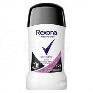 Рексона Дезодорант стик женский Rexona Invisible Pure 40 мл