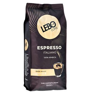 кофе LEBO ESPRESSO ITALIANO 1 кг зерно 1/5