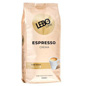 кофе LEBO ESPRESSO CREMA 1 кг зерно 1/5