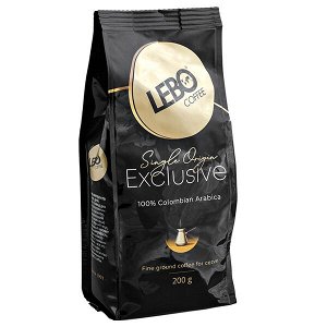 кофе LEBO EXCLUSIVE для турки 200 г молотый 1/6