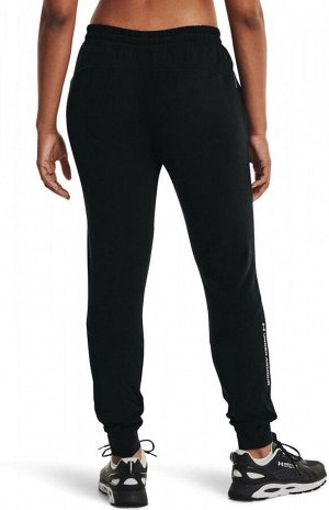 Брюки женские UA Rush Fleece Pant-BLK