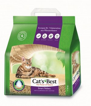 Cats Best Smart Pellets наполнитель древесный без запаха 2,5 кг 5 л