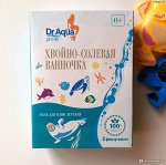 Соль д/ванн Dr.Aqua Хвойно-солевая ванночка 450г (3 ф/пак) короб