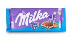 Шоколад Милка с кусочками печенья / Молочный шоколад Milka Chips Ahoy 100 гр