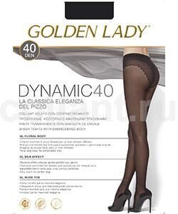 Golden Lady Dinamic колготки c ажур. трусиками 40 den daino р.2 (S) блест. 1 шт / 5шт / 141289