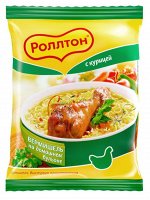 Вермишель Курица быстрого приготовления Роллтон, пачка 60г