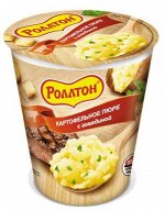 Пюре картофельное Говядина Роллтон, стакан 55г