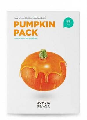 Кремовая маска с экстрактом тыквы и прополиса Zombie Beauty By Pumpkin Pack 4 г*16 шт