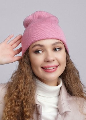 Шапка. Цвет: т.розовый