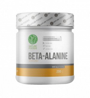 Бета-аланин Nature Foods Beta Alanine - 200 гр.