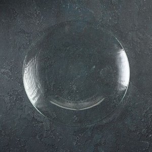 Блюдо стеклянное сервировочное «Арко», d=28 см
