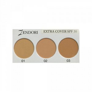 Тайская Экстра покрывающая солнцезащитная пудра  Zendori Extra Cover Foundation SPF 30