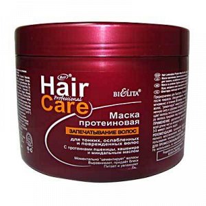 Bielita Hair Care Маска Протеиновая запечат.волос д/тонк/осл/повр 500мл