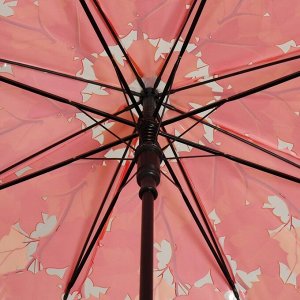 Зонт - трость полуавтоматический «Листопад», 8 спиц, R = 43 см, цвет МИКС