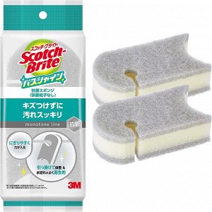 Scotch Brite Bath Cleaning Sponge - спонжи для чистки ванной с антибактериальной обработкой