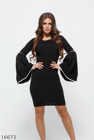 Женское платье 16673 черный
