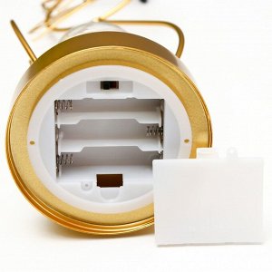 Ночник "Котик" LED от батареек 3хАА золото 11х11х28 см